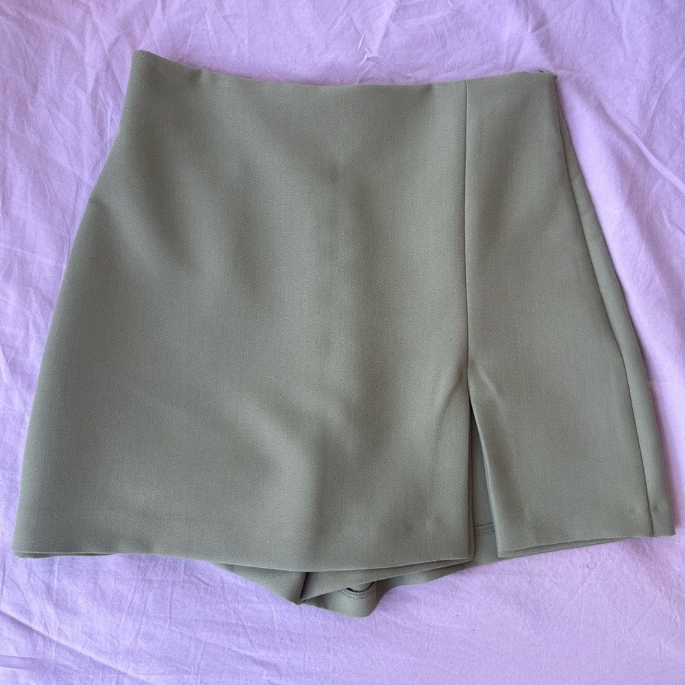 Zara Sage Green Women's Skort